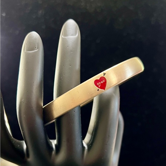 CHANEL Goldtone Bangle Bracelet - Picture 1 of 6
